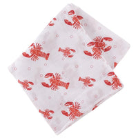 Little Hometown Heads and Tails Baby Muslin Swaddle Receiving Blanket