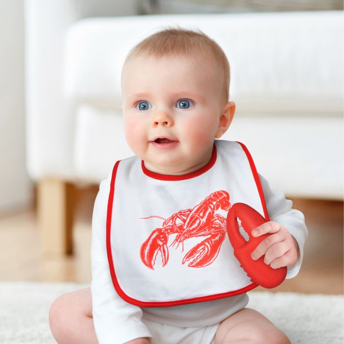 Fred & Friends Lobster Bib & Teether Set