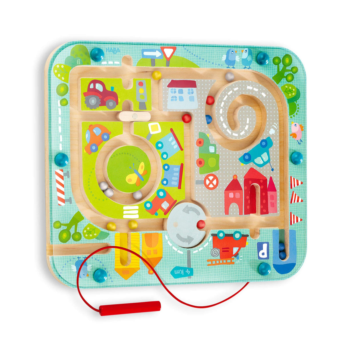 HABA Town Maze Magnetic Puzzle Game