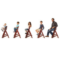 Keekaroo Height Right High Chair Mahogany