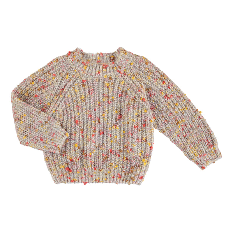 Mayoral Sweater Mini Girl - Natural/Orange