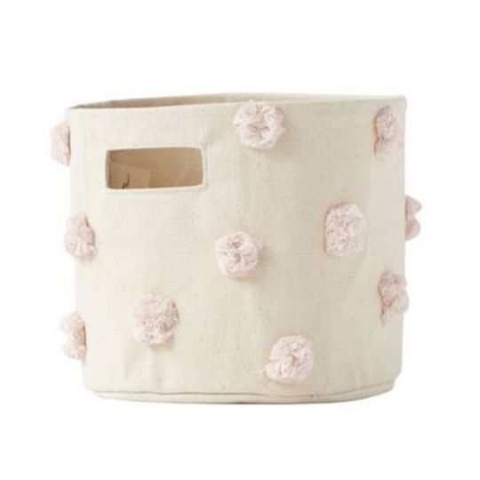 Pehr- Pom Pom Mini Storage Bin- Blush