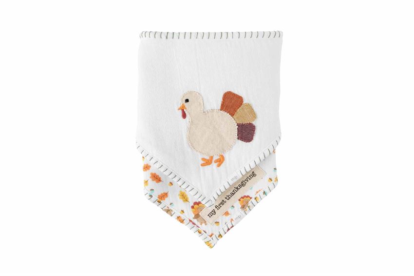 Mud Pie Thanksgiving Bandana Bib Set