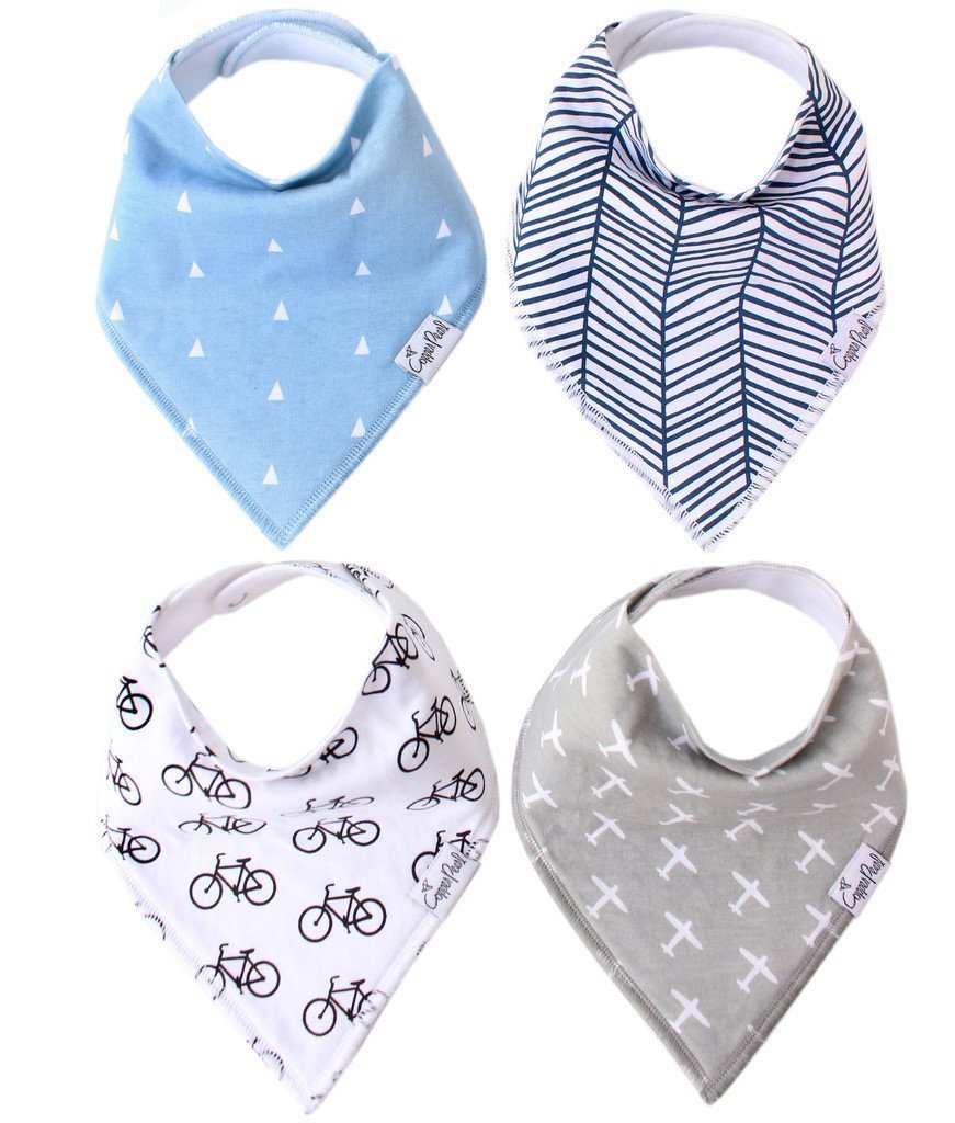 Baby Bandana Bibs - Cruise - Copper Pearl - 2