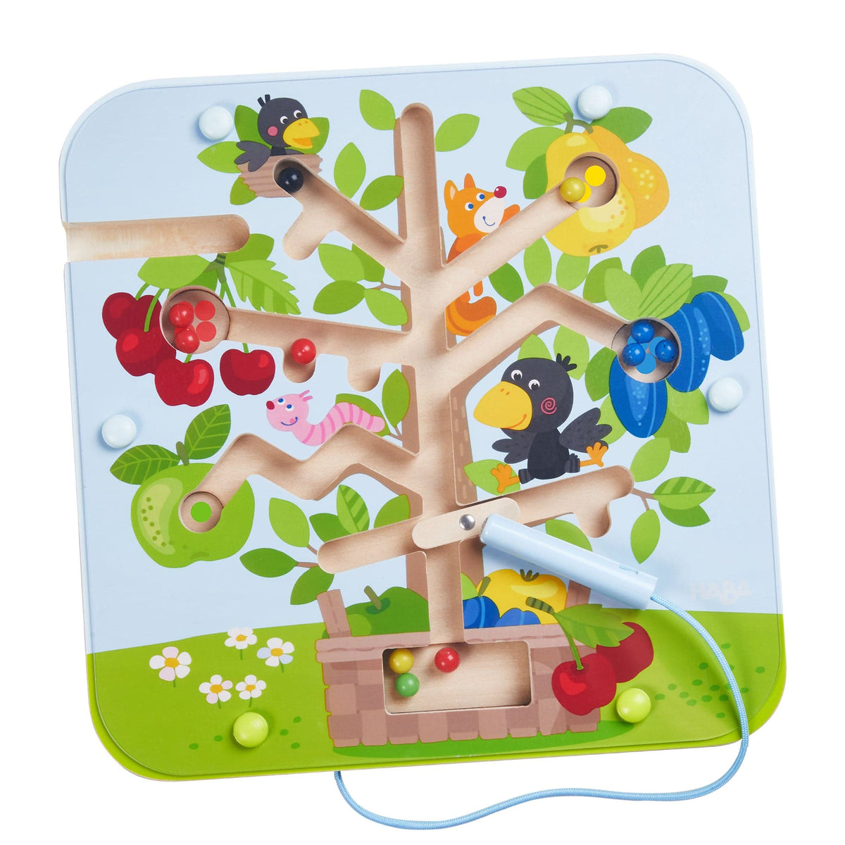 HABA Orchard Maze Magnetic Sorting Game