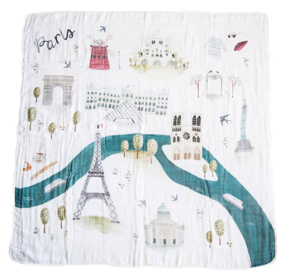 Loulou Lollipop City 4-layer Muslin Quilt