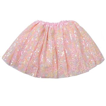 SPARKLE SISTERS  PRETTY PINK PASTEL SEQUIN TUTU