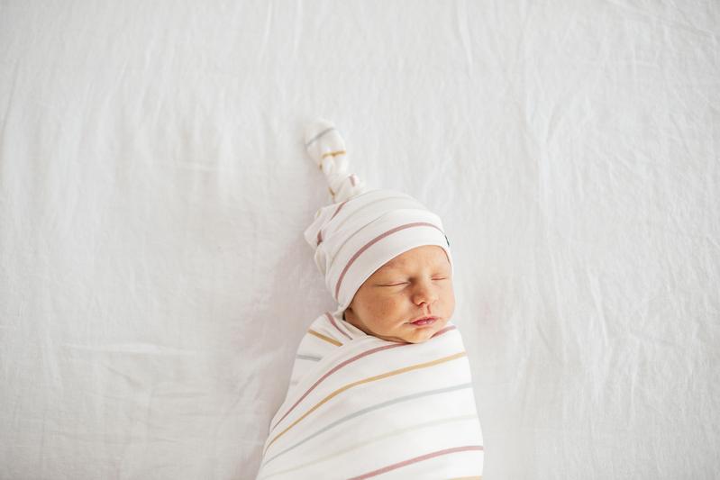 Copper Pearl Top Knot Hat - Piper