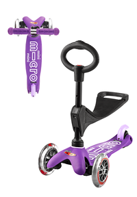 Micro Kickboard - Mini Deluxe 3-in-1 - Purple