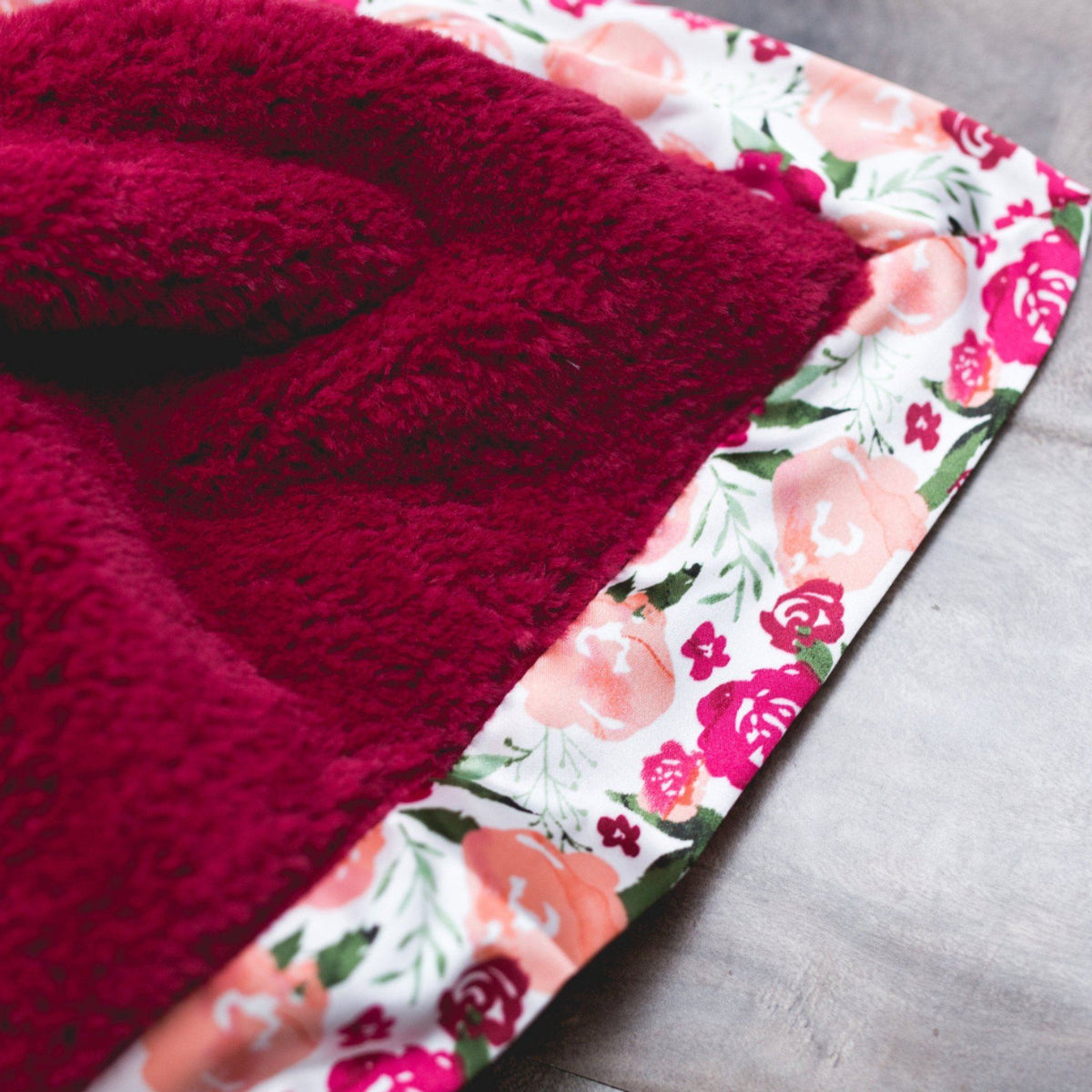 Saranoni Satin Border Blanket Florals