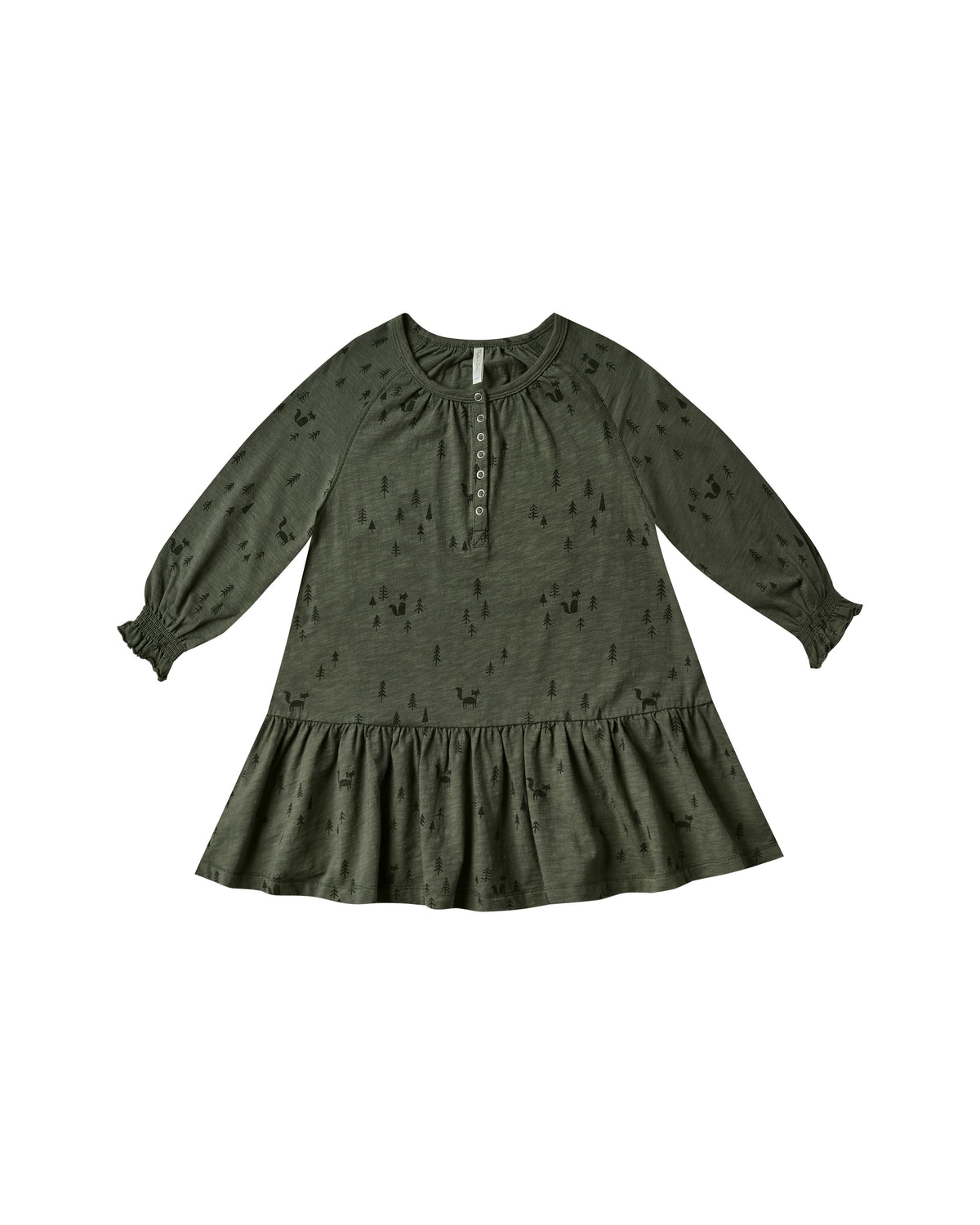 Rylee and Cru AW20- Woods Swing Dress- Forest