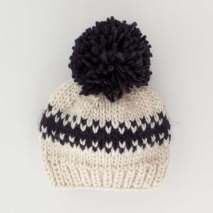 Huggalugs Rebel Natural Knit Beanie Hat