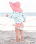 Rufflebutts Chase The Rainbow One Piece Rashguard