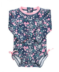 RuffleButts Moonlit Meadow One Piece Rash Guard