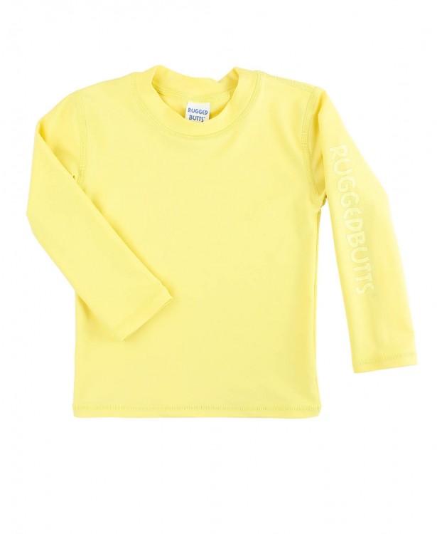 Rugged Butts Banana Yellow Long Sleeve Rash Guard