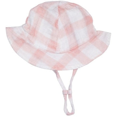 Angel Dear Painted Gingham Pink Sunhat