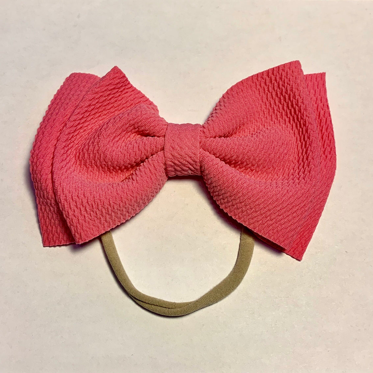 Sugar + Maple Skinny Big Bow - Bubblegum