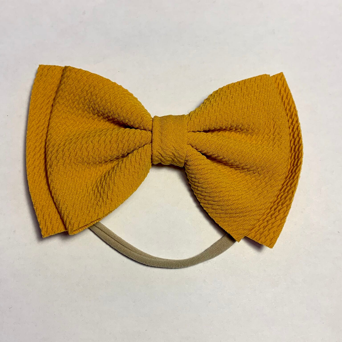 Sugar + Maple Skinny Big Bow - Ginger