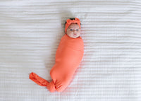 Copper Pearl Knit Swaddle Blanket - Stella