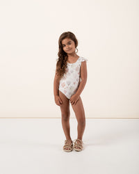 Rylee & Cru Frill Swimsuit - Sea Life