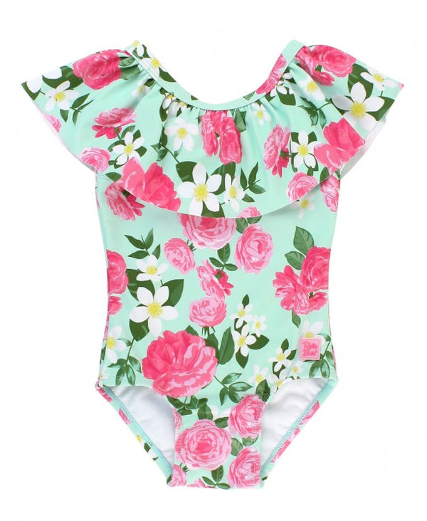 Ruffle Butts Rosy Sweetheart Ruffle One Piece