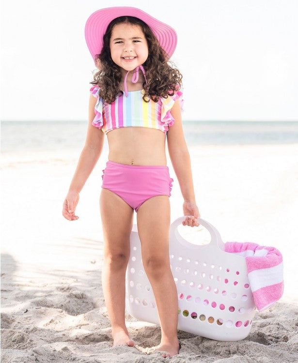 Ruffle Butts Rainbow Dream Orchid Butterfly Tankini