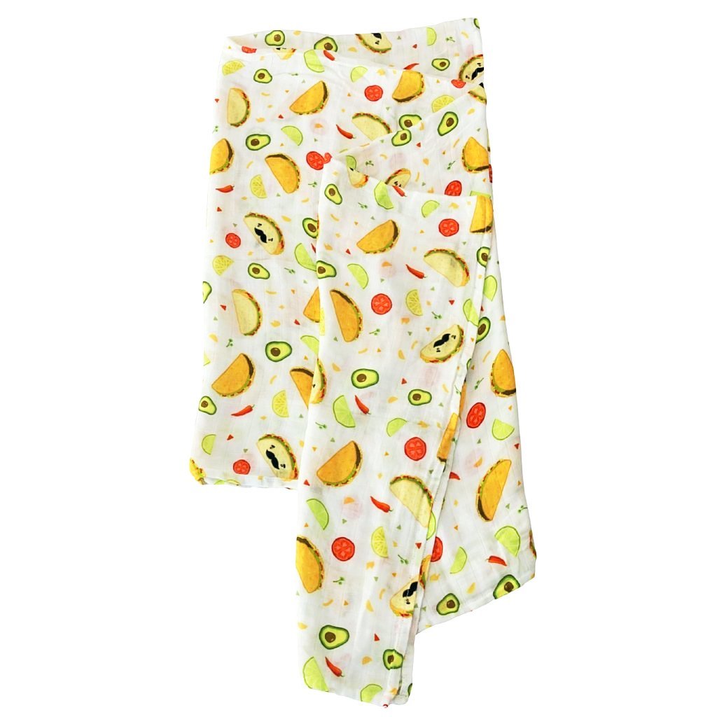 Loulou Lollipop Muslin Swaddle- Taco