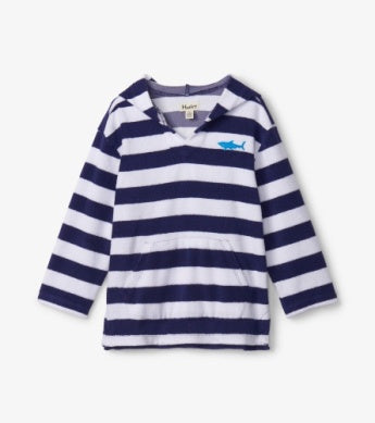 Hatley Nautical Stripes Terry Pullover Hoodie