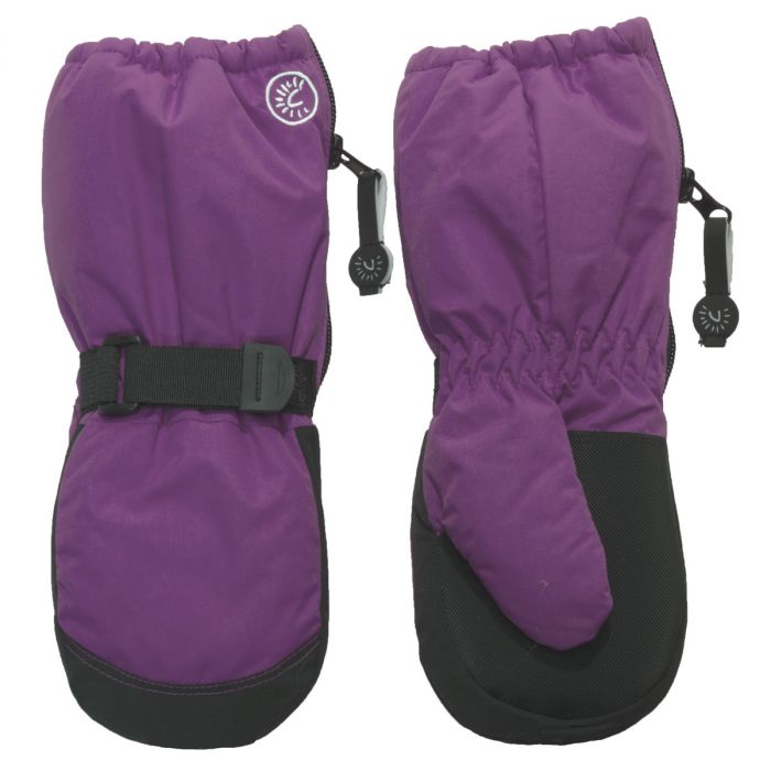 Calikids Long Cuff Mitten- Plum