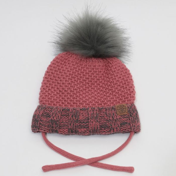 Calikids Knit Pom Pom Hat