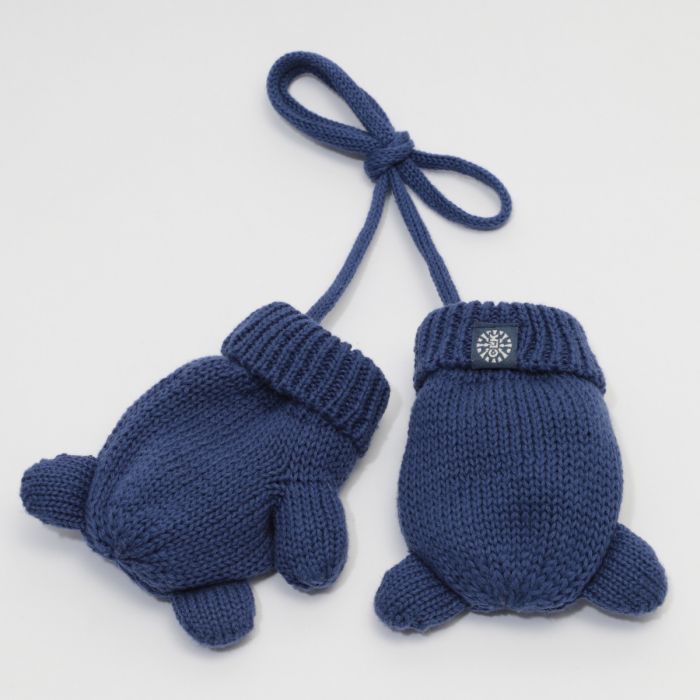 Calikids Teddy Bear Mitts - Blue