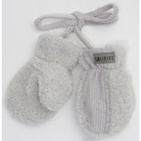 Calikids Contrasting Teddy and Corduroy Mittens