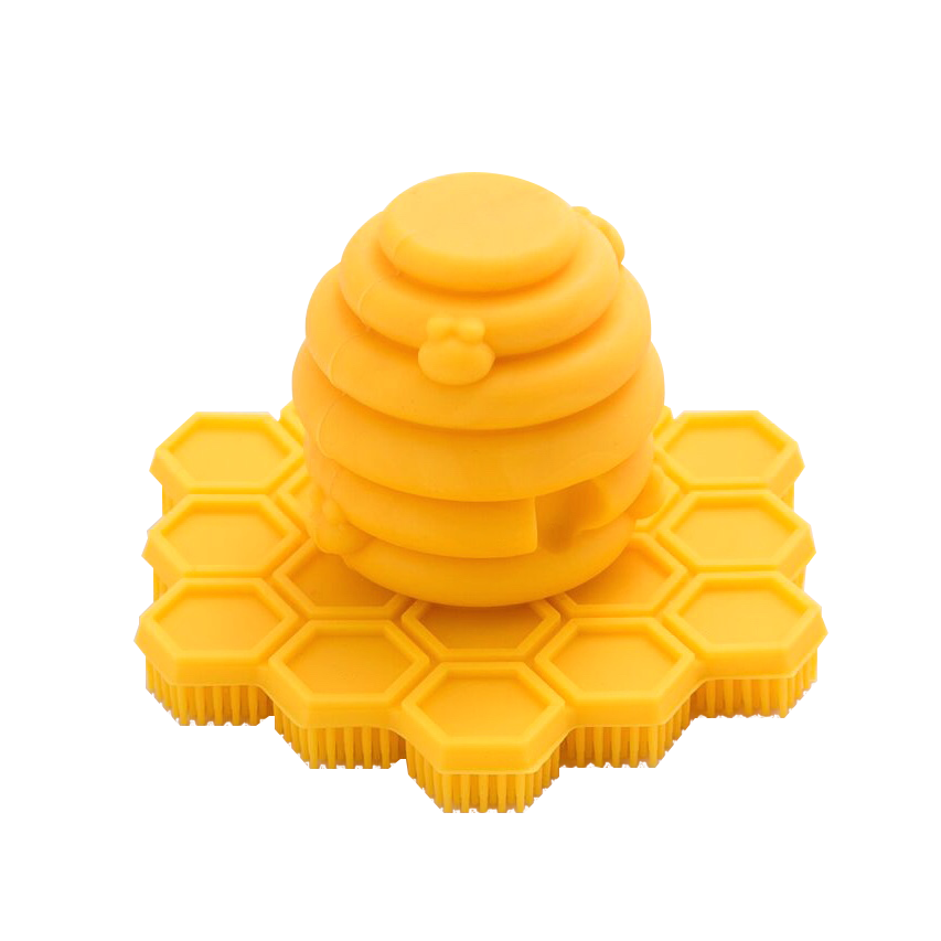 Original ScrubBEE Multipurpose Silicone Scrubber: Marigold