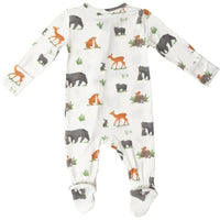 Angel Dear Zipper Footie | Woodland Animals